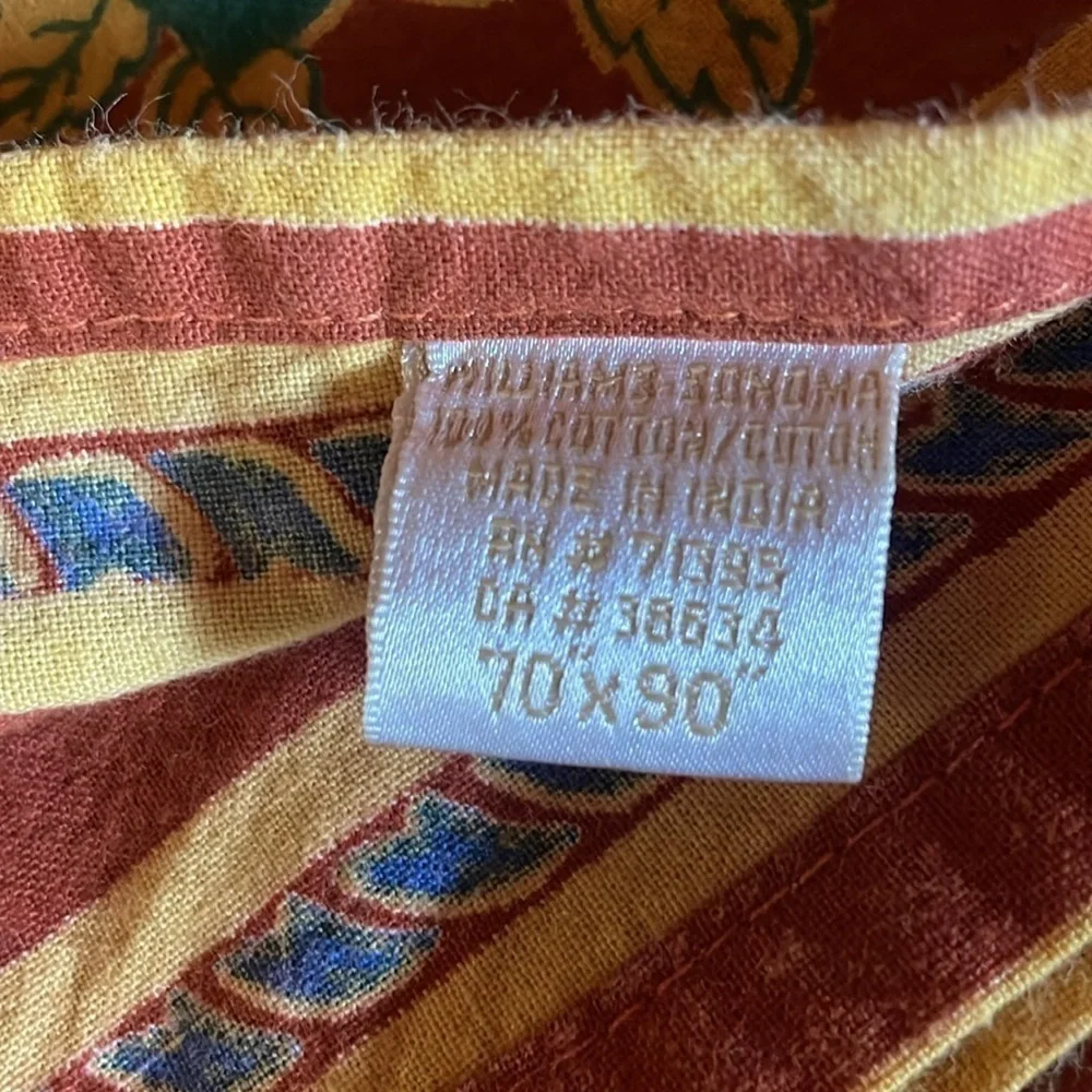 Vintage 90s Williams Sonoma Provençal Tablecloth